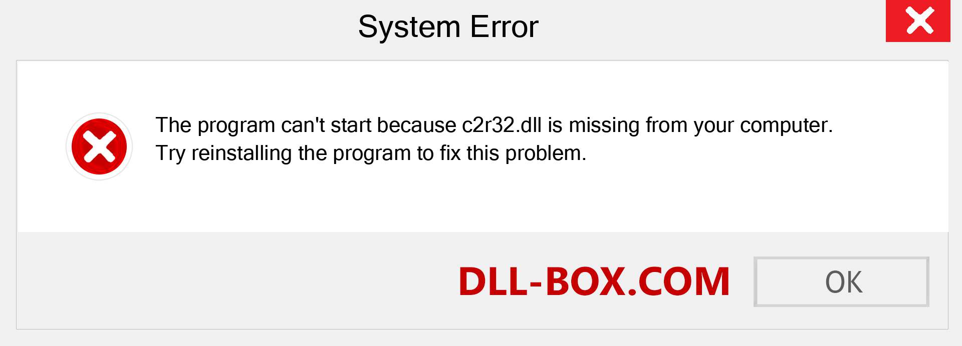  c2r32.dll file is missing?. Download for Windows 7, 8, 10 - Fix  c2r32 dll Missing Error on Windows, photos, images